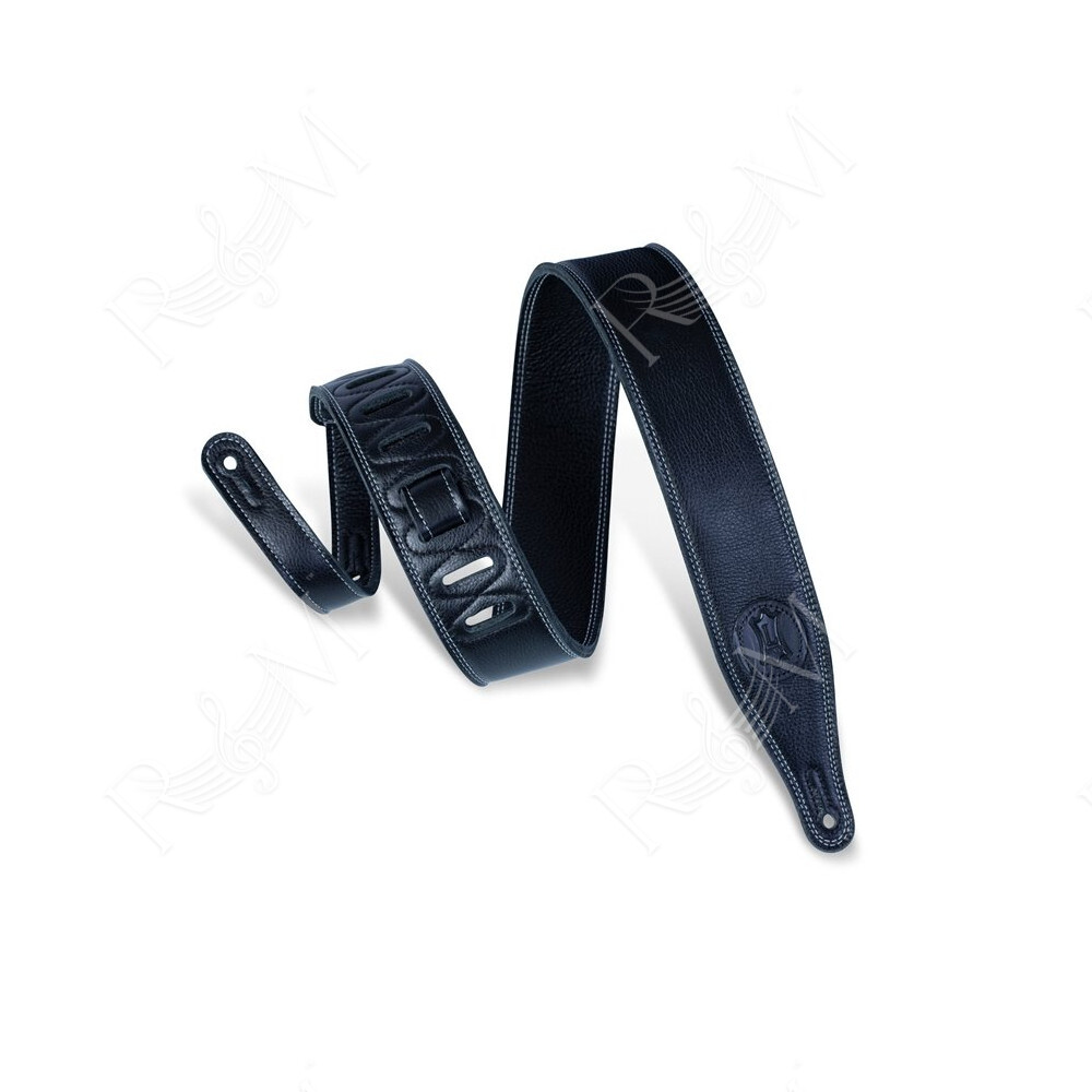 M17SS-BLK Tracolla in pelle Super Soft Black 2 1/2"