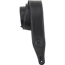 M17SS-BLK Tracolla in pelle Super Soft Black 2 1/2"