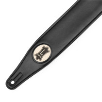 M17VGN-BLK Tracolla in ecopelle imbottita Black 2 1/2"