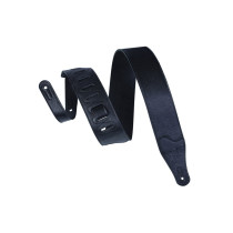 M26BL-BLK Tracolla in pelle con retro in pelleBlack 2 1/2"