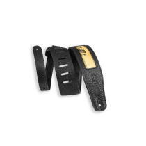 M26CAL-001 Tracolla in pelle Calaca Mariachi Design Black 2 1/2"