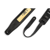 M26CAL-001 Tracolla in pelle Calaca Mariachi Design Black 2 1/2"