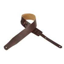 M26-DBR Tracolla in pelle conciata al cromo Dark Brown 2 1/2"