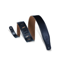 M26GF-XL-BLK Tracolla XL in pelle imbottita Black 2 1/2"