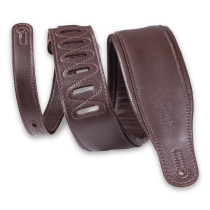 M26GP-DBR-DBR Tracolla in pelle Dark Brown con retro Dark Brown 3 1/4"