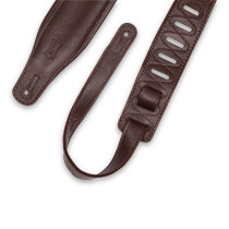 M26GP-DBR-DBR Tracolla in pelle Dark Brown con retro Dark Brown 3 1/4"
