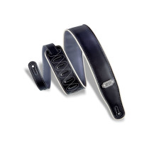 M26VCP-BLK_GRY Tracolla in vinile reversibile Black e Grey 2 3/4"