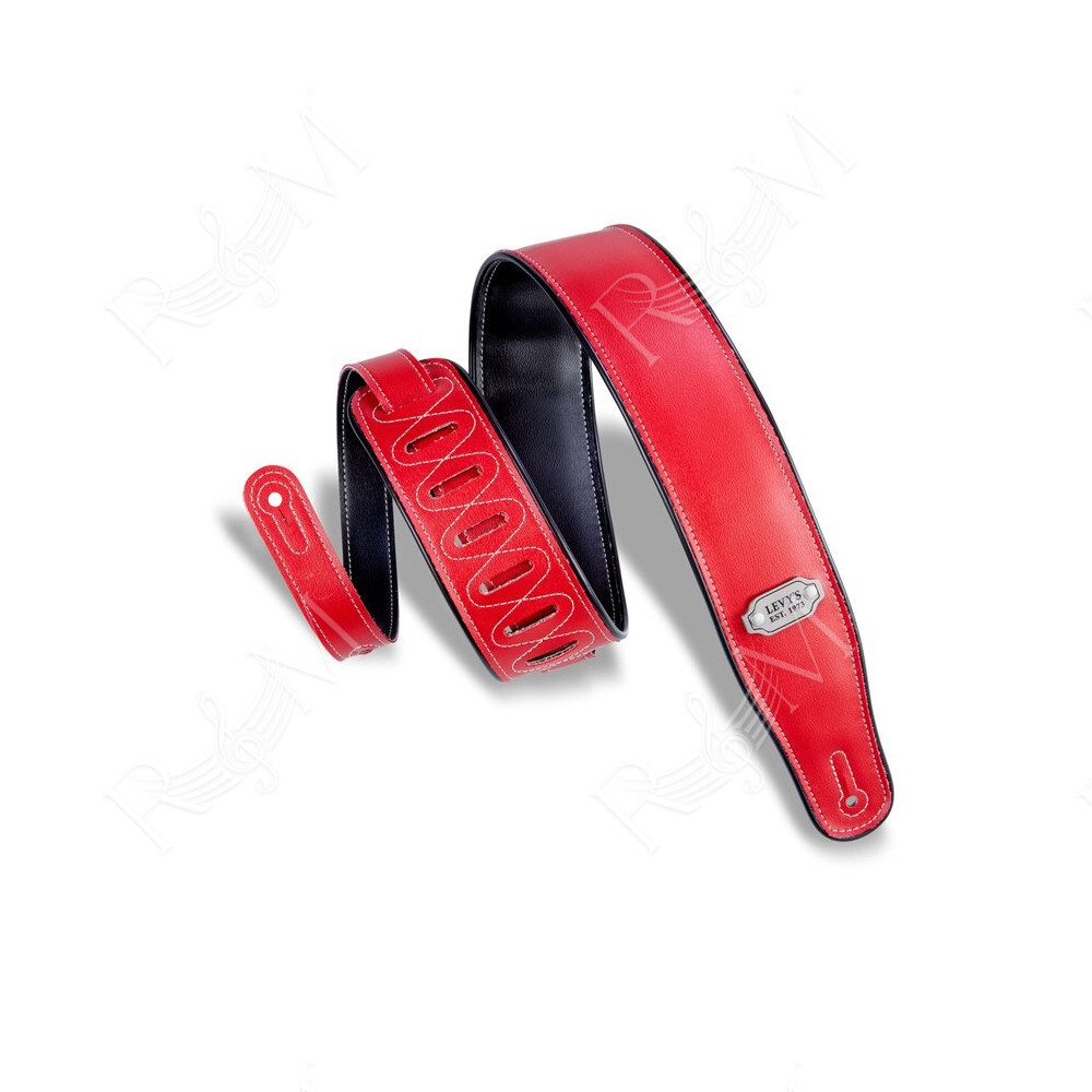 M26VP-RED_BLK Tracolla in vinile reversibile Red e Black 2 3/4"