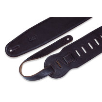 M4GF-DBR Tracolla in pelle con retro in pelle scamosciata Dark Brown 3 1/2"