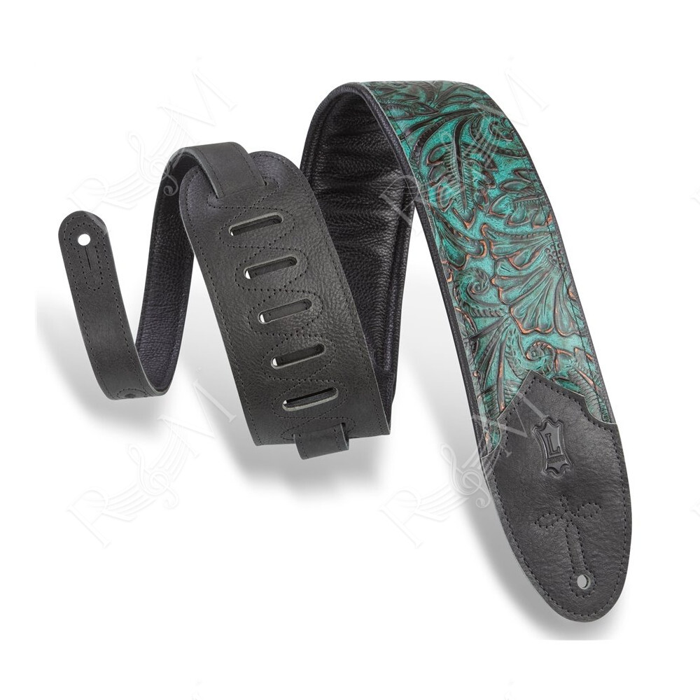 M4WP-001 Tracolla in pelle Sundance Line Palm Jade 3"