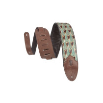 M4WP-004 Tracolla in pelle Sundance Line Arrowhead Turquoise 3"