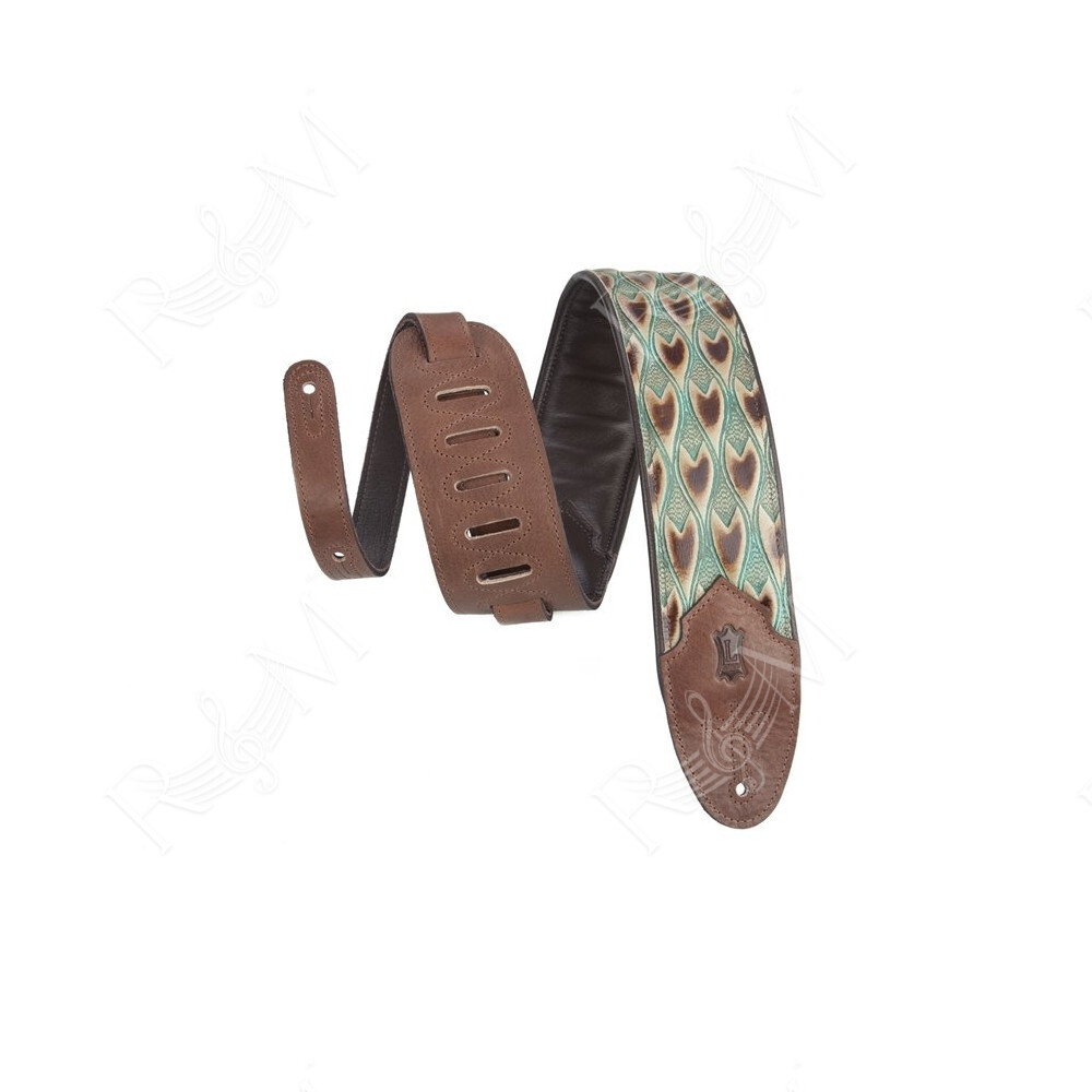 M4WP-004 Tracolla in pelle Sundance Line Arrowhead Turquoise 3"