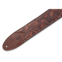 M4WP-006 Tracolla in pelle Sundance Line Geranium Whiskey 3"