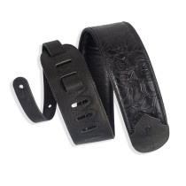M4WP-007 Tracolla in pelle Sundance Black Rose 3"
