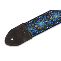 M8HTV-04 Tracolla in jacquard Blue 2"