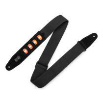 MC2PH-BLK Tracolla con porta plettri in cotone Black 2"