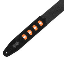 MC2PH-BLK Tracolla con porta plettri in cotone Black 2"