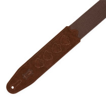 MC2PH-BRN Tracolla con porta plettri in cotone Brown 2"