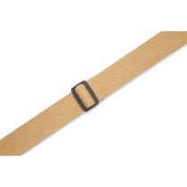 MC8C-TAN Tracolla in cotone Tan con intarsio Cross 2"