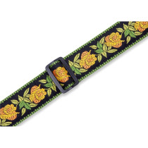MC8JQ-004 Tracolla in cotone Rosa Yellow 2"