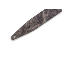 MG317BOG-BLK Tracolla in pelle Distressed Black 2 1/2"