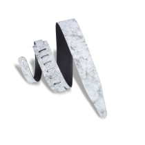 MG317BOG-WHT Tracolla in pelle Distressed White 2 1/2"