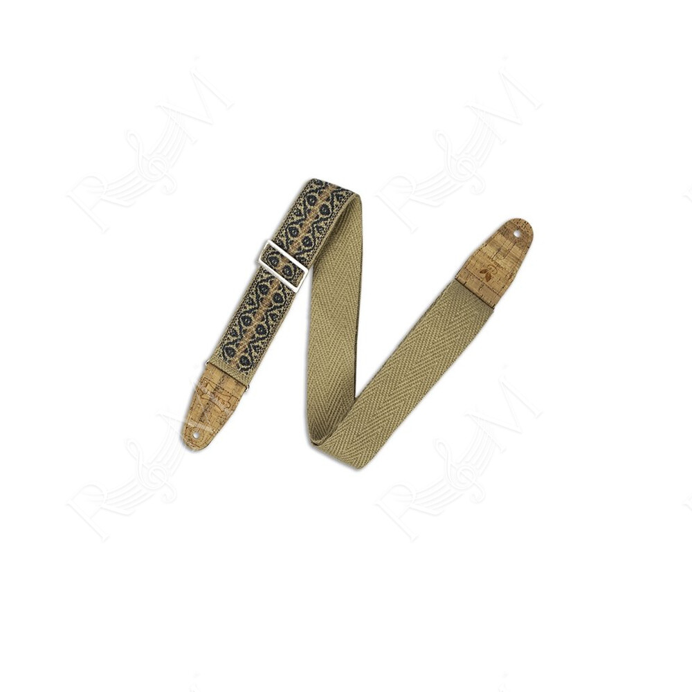 MH8P-007 Tracolla in canapa Berry and Taupe 2"