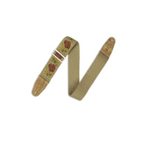 MH8P-009 Tracolla in canapa Rosa Motif Pink and Red 2"