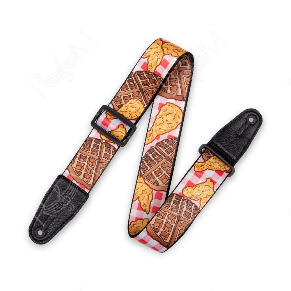 MPD2-118 Tracolla in poliestere Chicken & Waffles 2"