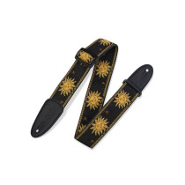 MPJG-SUN-BLK Tracolla in tessuto Sun Motif Black 2"