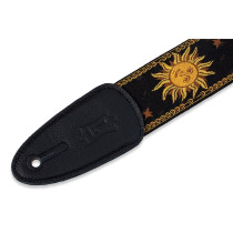 MPJG-SUN-BLK Tracolla in tessuto Sun Motif Black 2"
