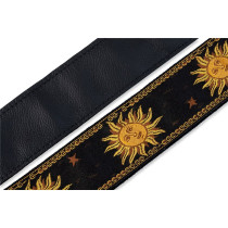 MPJG-SUN-BLK Tracolla in tessuto Sun Motif Black 2"