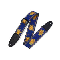 MPJG-SUN-BLU Tracolla in tessuto Sun Motif Blue 2"