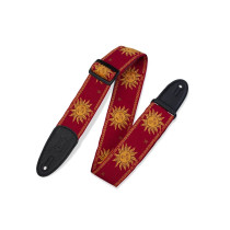 MPJG-SUN-RED Tracolla in tessuto Sun Motif Red 2"