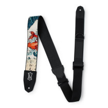 MPRH-16 Tracolla in poliestere Right Height Koi Fish & Wave Motif 2"