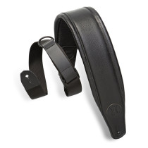 MRHGP-BLK Tracolla in pelle Right Height Black on Black 3 1/2"