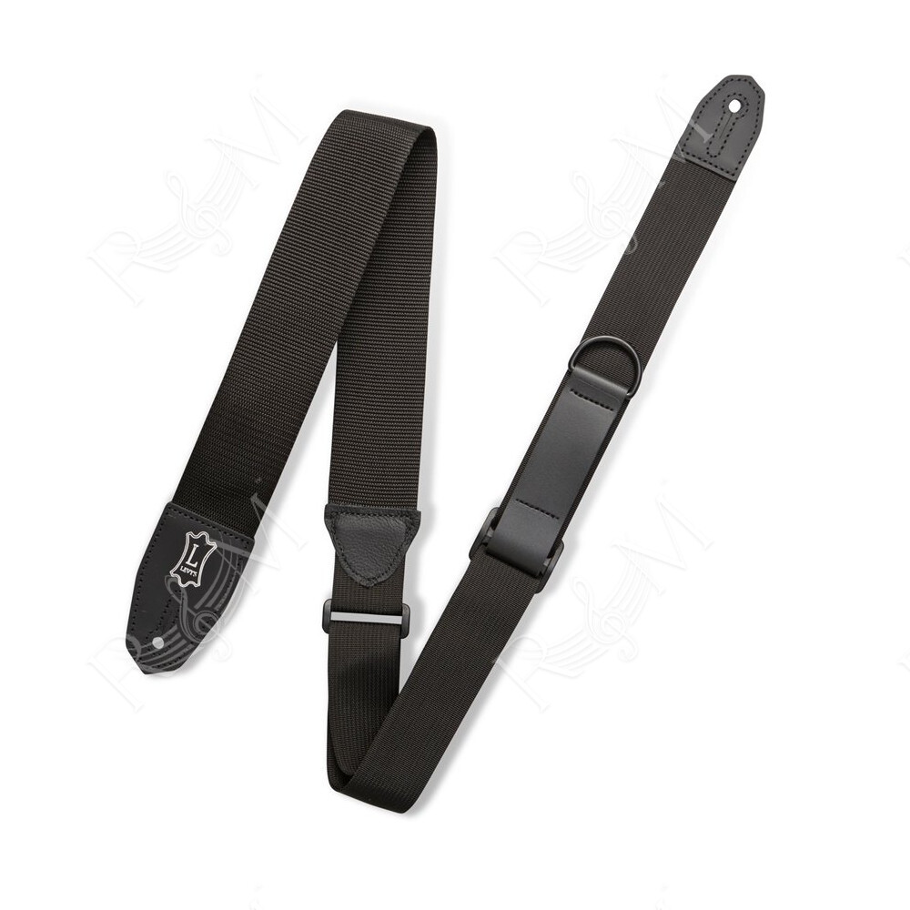 MRHP-BLK Tracolla in poliestere Right Height Solid Black 2"