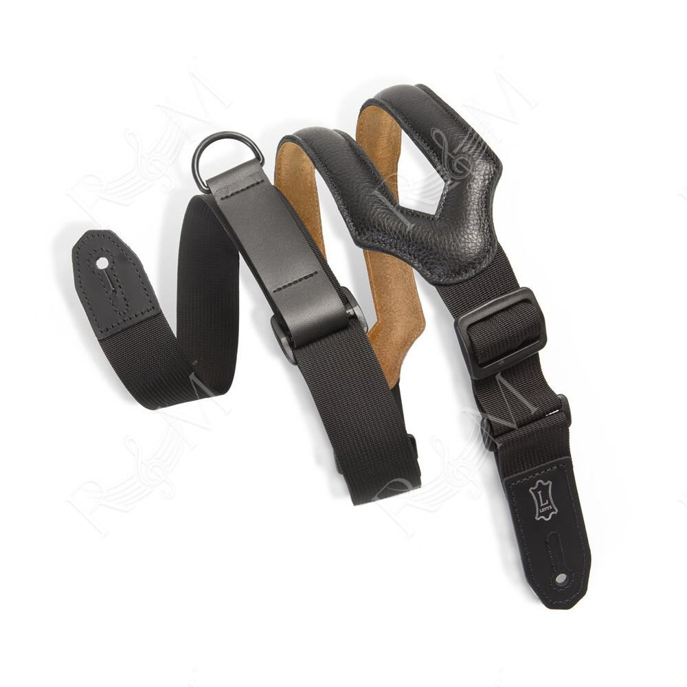 MRHSS-BLK Tracolla in pelle Right Height Ergonomic Black 3"