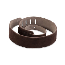 MS26-BRN Tracolla in pelle scamosciata Brown 2 1/2"