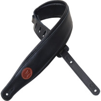 MSS2-XL-BLK Tracolla XL in pelle imbottita Black 3"