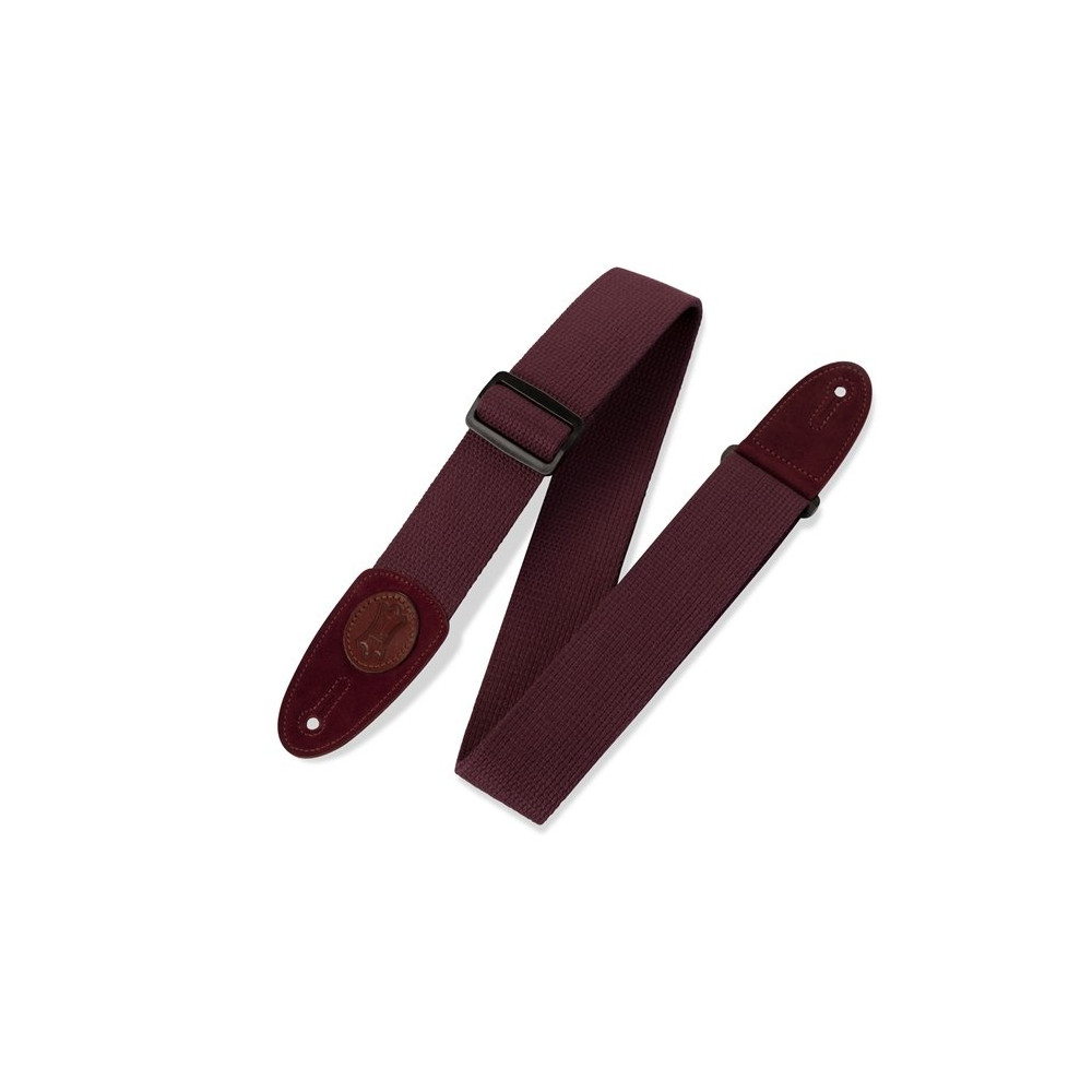 MSSC8-BRG Tracolla in cotone Burgundy 2"