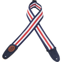 MSSC8-RWB Tracolla in cotone Red, White & Blue 2"