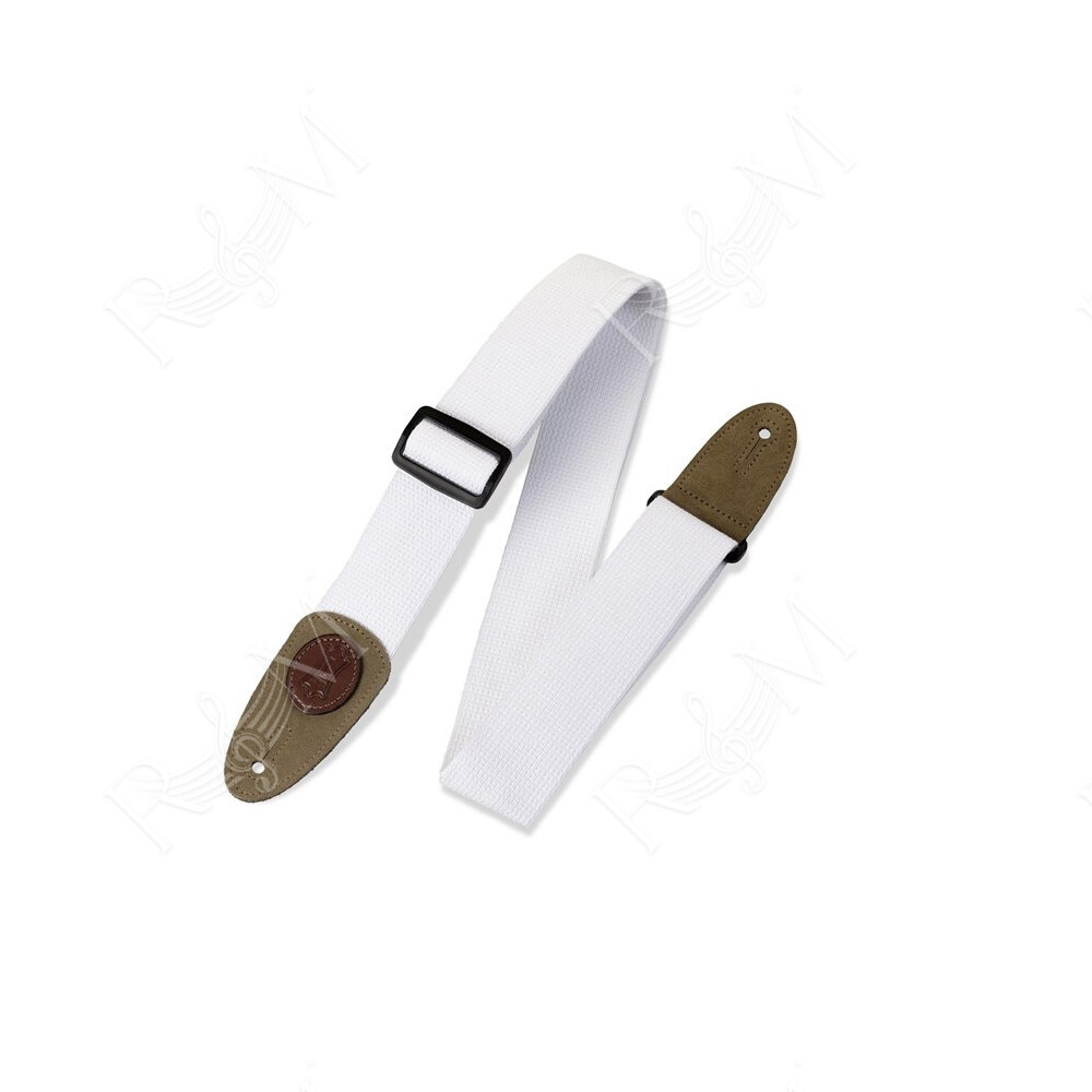 MSSC8-WHT Tracolla in cotone White 2"