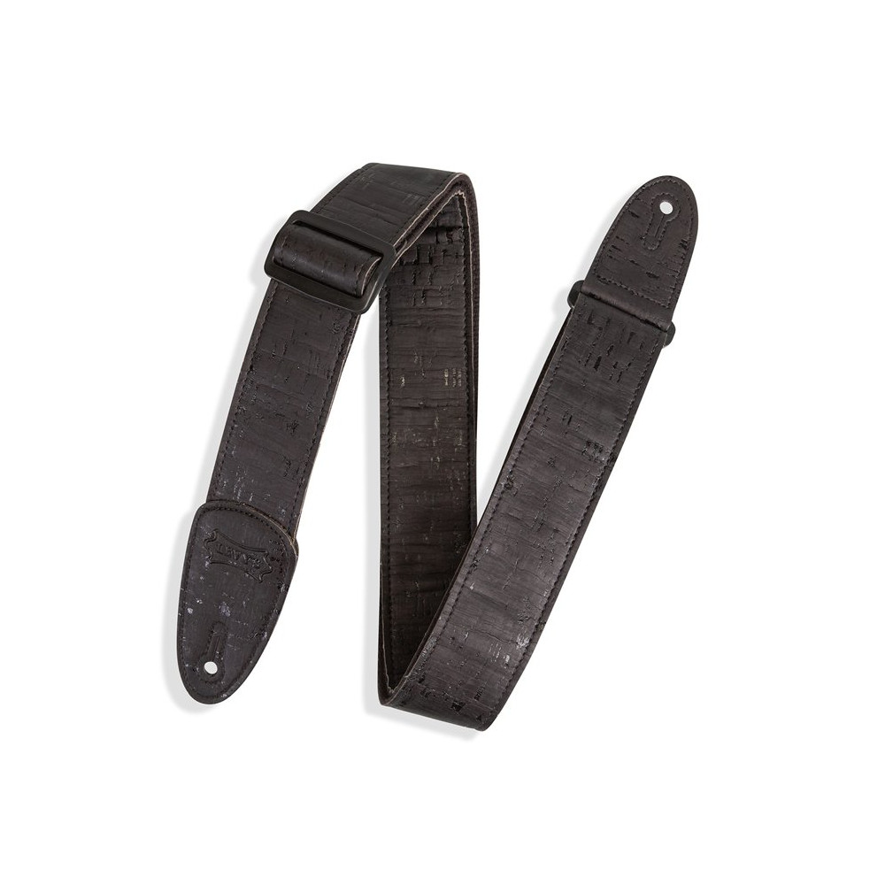 MX8-BLK Tracolla in sughero Solid Black 2"