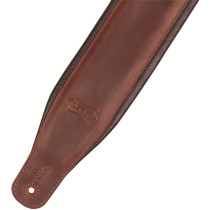 PM32BH-BRN Tracolla in pelle morbida Distressed Brown 3"