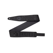 M317FCL-BLK Tracolla in pelle fiorentina Black 2 1/2"