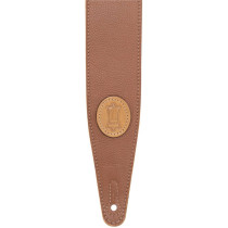 MGS317ST-TAN-SND Tracolla in pelle con retro in pelle scamosciata Tan 2 1/2"