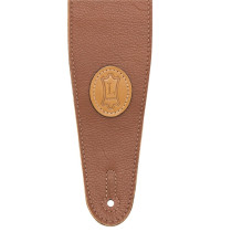 MGS44ST3-TAN-SND Tracolla in pelle con retro in pelle scamosciata Tan 3"