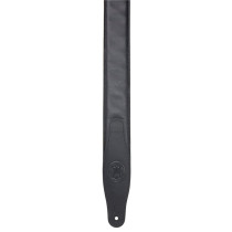 MGS80CS-BLK-HNY Tracolla in pelle imbottita con retro in pelle scamosciata Black & Honey 2 1/2"