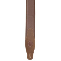 MGS83CS-BRN-GRN Tracolla in pelle imbottita con retro in pelle scamosciata Brown & Green 3"